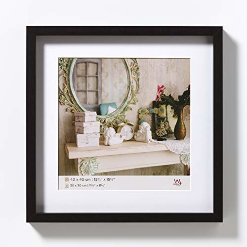 Walther Stockholm 3D drewniana rama 40 x 40 cm czarna EA444B
