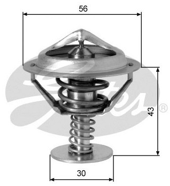 GATES Termostat, żrodek chłodzący TH05382G1