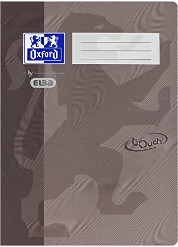 Elba Oxford Oxford by 400103405 skoroszyt z twardej tektury z powierzchnią Soft Touch do formatu DIN A4 w kolorze brązowym 400103405