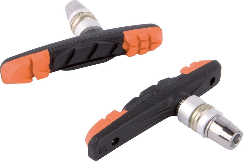 Accent Klocki ham. V-Brake 3-Function pomar.-czarno-pomar.