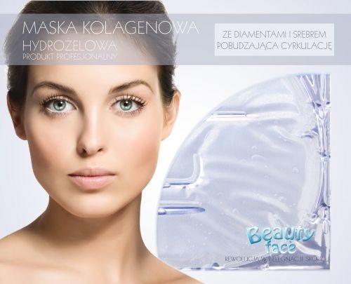 Zdjęcia - Maska do twarzy BEAUTYFACE ODMŁADZAJĄCO ODŻYWCZA KOLAGENOWA MASKA Z DIAMENTAMI I SREBREM