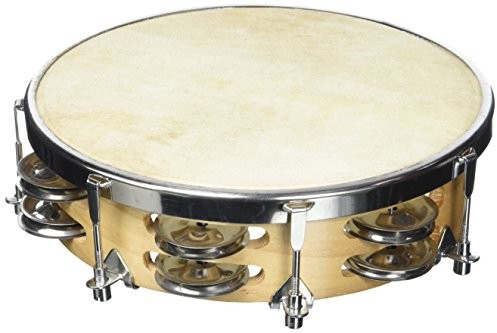Unbekannt fuzeau 3991 Natural Skin Tamburyn 20,3 cm + cymbalettes 3991