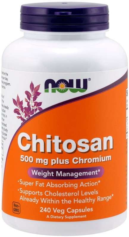 Now Foods NOW Chitosan 500mg Plus Chromium 240vegcaps