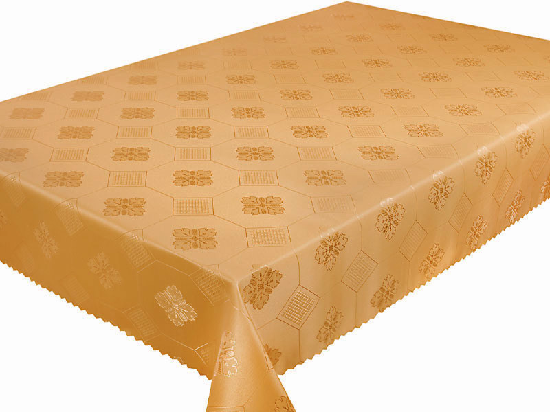 Euromat Obrus Plamoodporny Beż Słomkowy N01 Okrągły STRAW BEIGE N01
