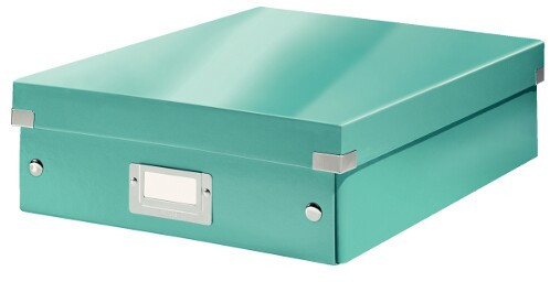 Leitz Pudło z przegródkami C&S, średnie - turkusowe 60580051