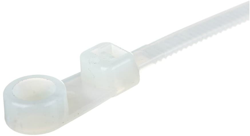 Ergom Opaska kablowa z uchwytem TKO 20/5 E01TK-01040100301 100szt. 01040100301