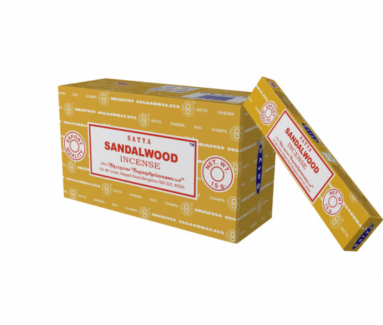 Satya Kadzidełka SATYA Sandalwood (drzewo sandałowe) - 15g satya25