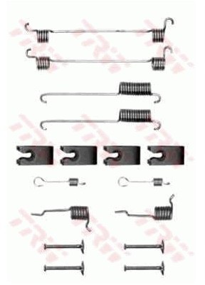 TRW Zestaw dodatków, szczęki hamulcowe SFK249