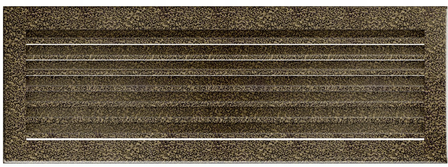 Parkanex kominkowa Fresh czarno-złota 17x49 kratki