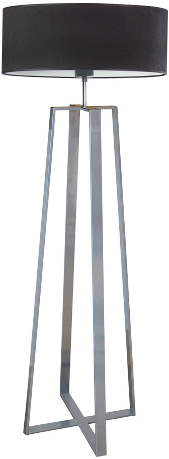 Lysne Nowoczesna lampa podłogowa do salonu w stylu glamour MOSS VELUR 14520V/611