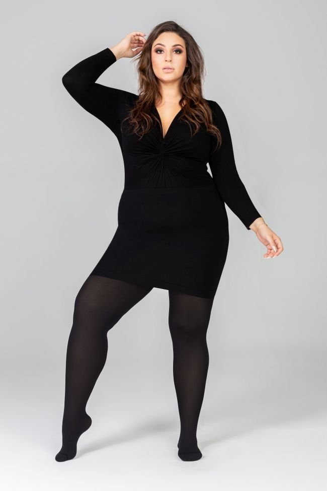 Tono Rajstopy MARGARET I Plus Size ONYX - Tono