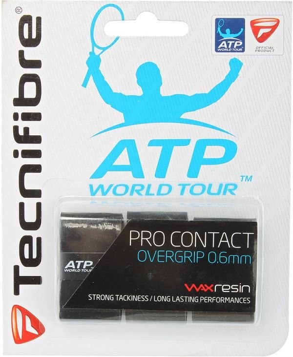 Zdjęcia - Akcesoria Tecnifibre Górna owijka  ATP Pro Contact Black 