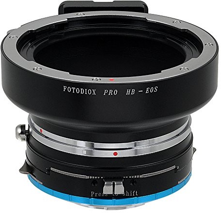 Fotodiox Fotodiox Pro Lens Mount Shift adapter Hasselblad V-Mount Lenses to X-Series Mirrorless camera adapter Fits X-Mount Camera bodies AS X-Pro1 wyszukiwania, X-E1, X-M1, X-A1, X-E2, X-T1 Hassy-EOS-FXRF-P-S