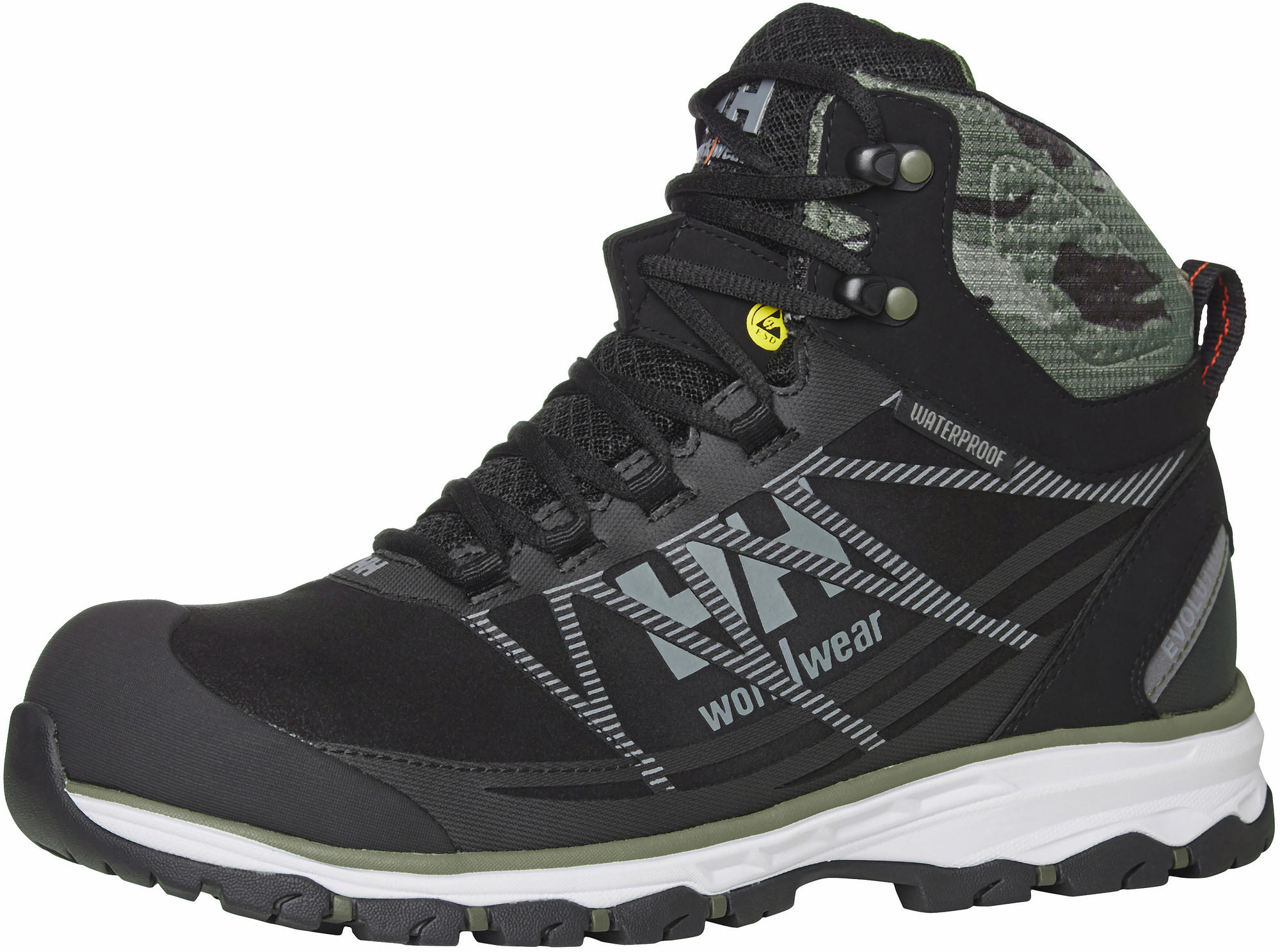 Helly Hansen Workwear Buty robocze Helly Hansen Chelsea evolution mid S3 HT czarno-zielone, rozmiar 36 HH-78262_481-36