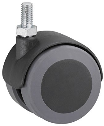 Metafranc Podwójna rolka z Meister     ze śrubą TPR-koła miękki przesuw powierzchni łożyska ślizgowe | kółko meblowe rolka transportowa | | kontener Rolle | parkiet