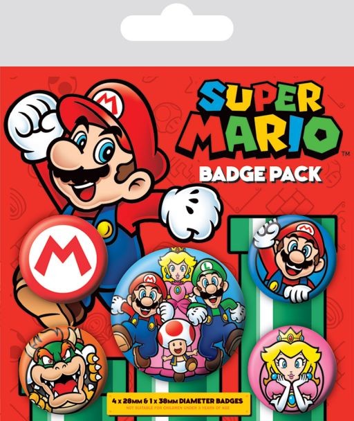 Pyramid Posters Super Mario - przypinki BP80440