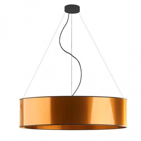 Miedziana lampa wisząca w stylu glamour 80 cm - EX325 Kroton