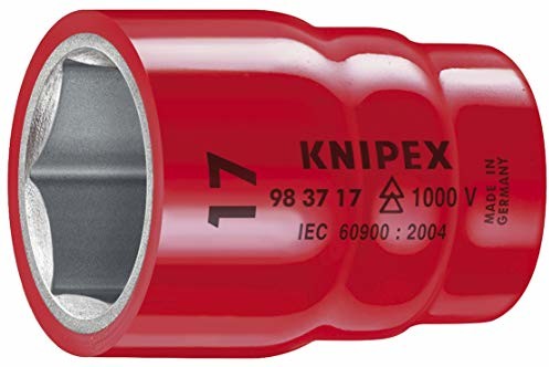 Knipex ' 98 47 22 klucze nasadowe do śrub z łbem sześciokątnym z ramą Wewnętrzny 1/2 Czerwony 98 47 22