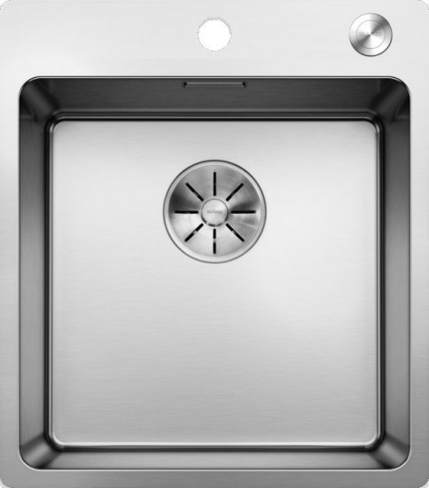 Blanco Zlew ANDANO 400-IF/A stal polerowana korek AUTO InFino PushControl) 525244) 525244