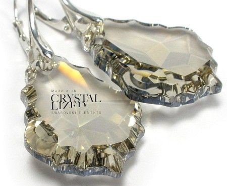 Swarovski PROMOCJA 28MM kolczyki Srebro SILVER