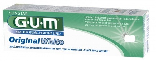 GUM Sunstar Butler GUM Oryginal White pasta 75ml 1745