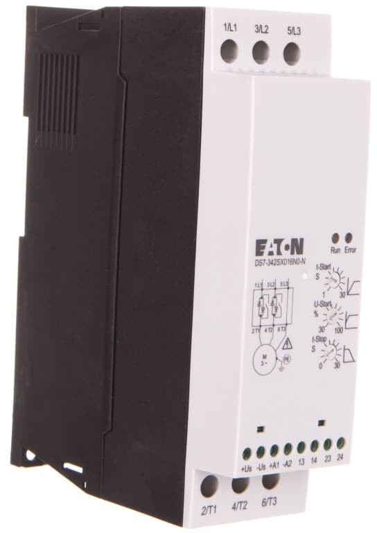 Eaton Softstart 3-fazowy 400VAC 16A 7,5kW/400V Uc=110/230V AC DS7-342SX016N0-N 134930 134930