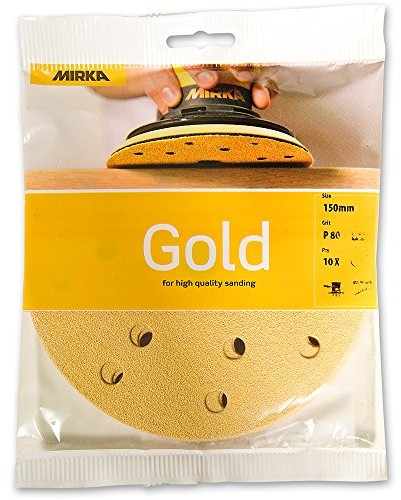 Mirka 23611F1080 Gold GRIP 15 L 80, 10/VERP, 150 mm 23611F1080