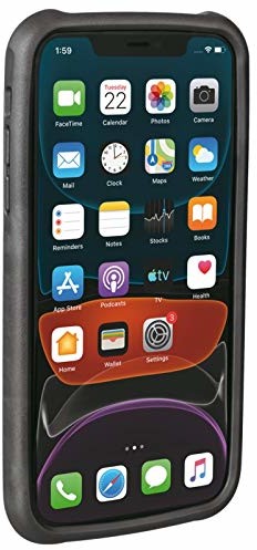 Topeak RideCare etui na smartfon iPhone 11, uniseks, czarno-szary, z uchwytem 15800602