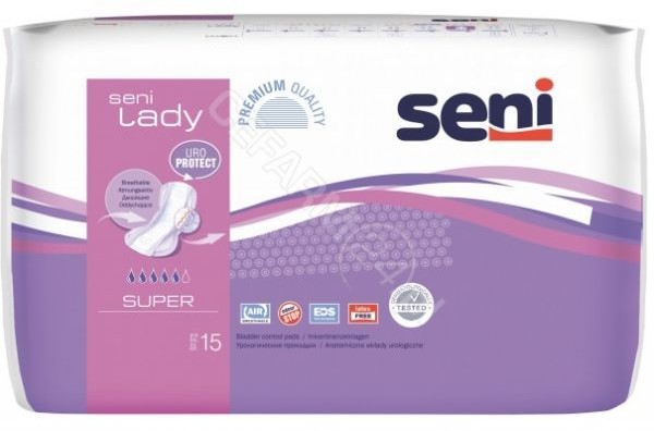 Sensi Lady TZMO Wkładki urologiczne dla kobiet super x 15 szt