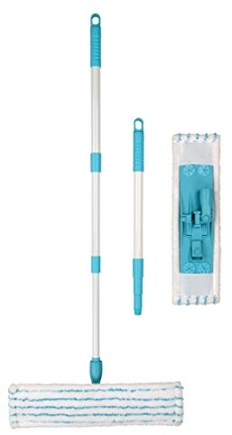 Elliott mop z uchwytem ausziehbarem, płaski, z mikrofibry, biały 10F00200