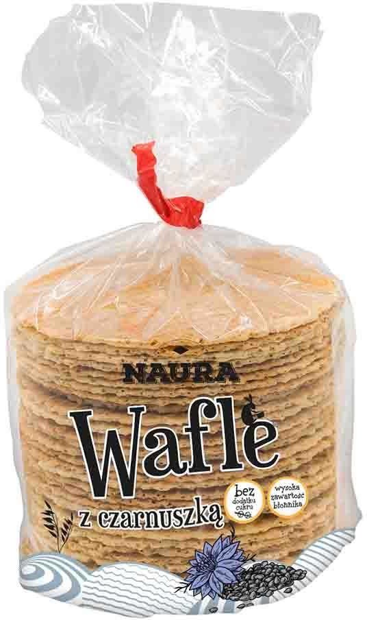 Naura Wafle owsiane z czarnuszką 100 g