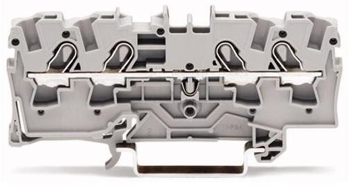 WAGO Terminal przepustowy WAGO 6.20 mm Sprężynowe czarny 2004-1405 50 szt 2004-1405
