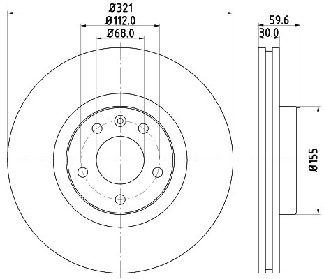 HELLA PAGID Tarcza hamulcowa PAGID 8DD355111-141