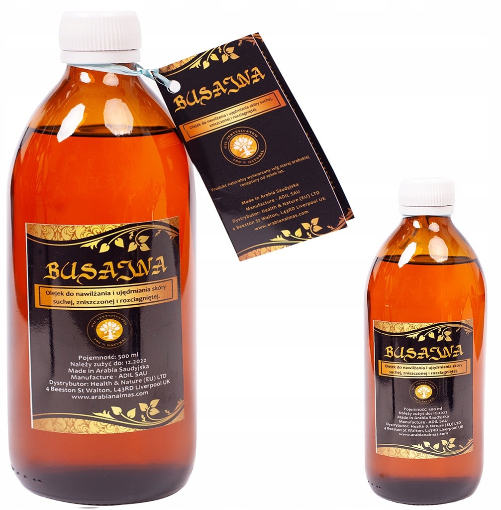 Olejek Busajna - Skóra Sucha Rozciągnięta 500ml