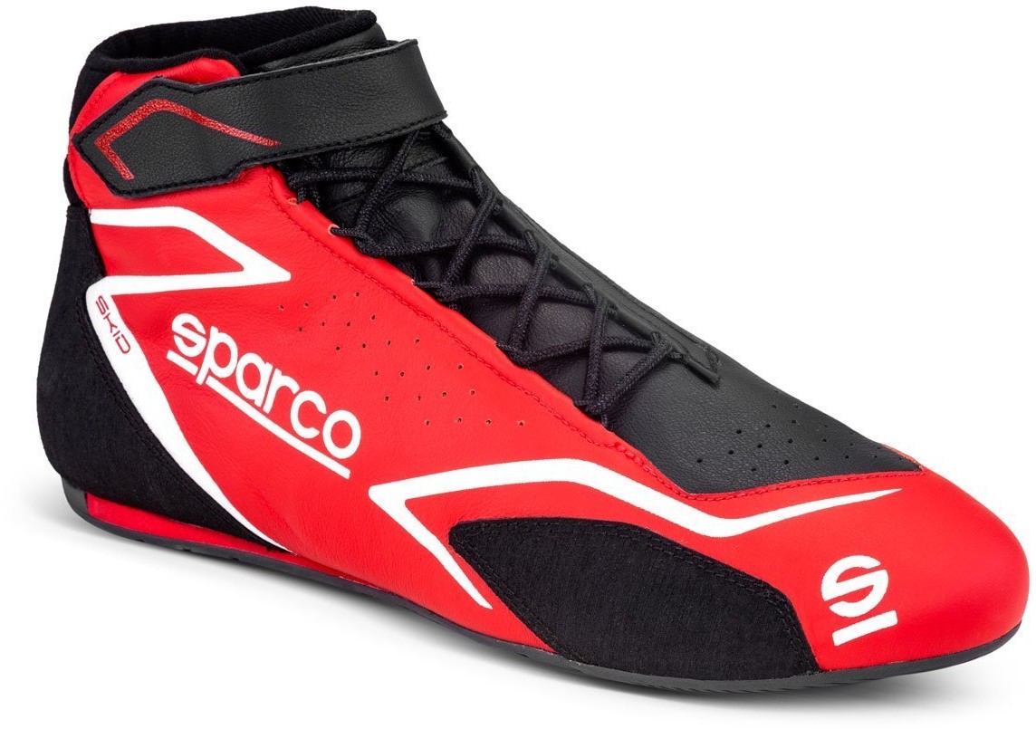 Sparco Buty rajdowe SKID czerwone (homologacja FIA) 00127537RSNR