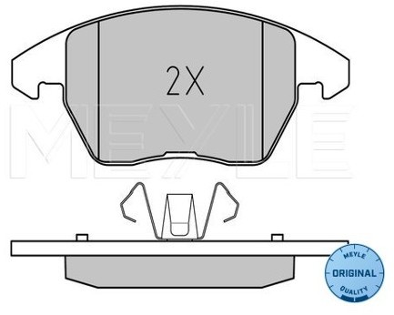 Wulf Gaertner Autoparts Zestaw klocków hamulcowych, hamulce tarczowe Wulf Gaertner Autoparts 025 235 8919