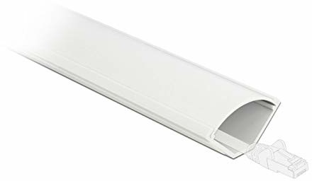Delock Kanał narożny samoprzylepny 73 x 42 mm - długość 1 m biały 20716