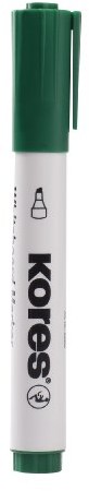 Kores Whiteboard Marker, 3  5 MM klinowatym czubkiem, 12 sztuk, zielone 9023800205858