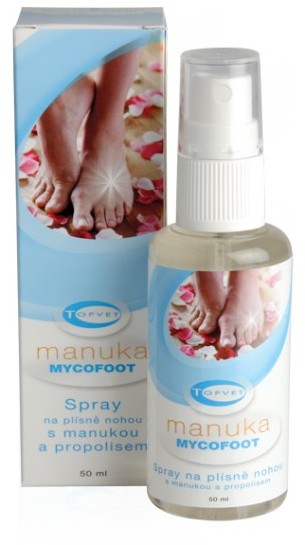 Topvet Manuka aerozol przeciw grzybicy i pleśni stóp