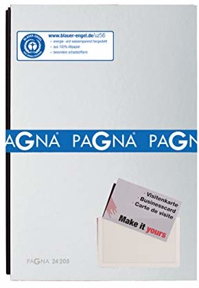 Pagna teczka na dokumenty srebrna, 20-częściowa, z kolorową okładką i rozciągliwym grzbietem 24205-14
