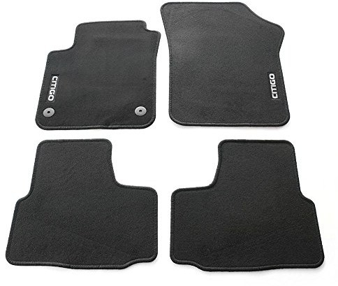 Skoda 1ST061404R tekstylne dywaniki 4 x dywaniki z tkaniny z napisem CITIGO *** tylko do 2-drzwiowych ***