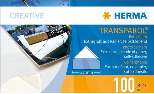 Herma Transparol Fotoecken extra-gross 100St. - 1302