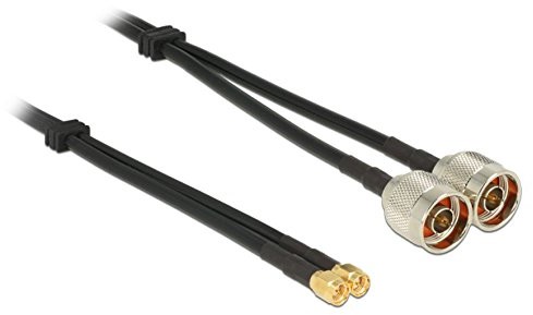 DeLock HF wtyczka N > wtyk SMA Twin kabli RG58 5 m Delock 89467