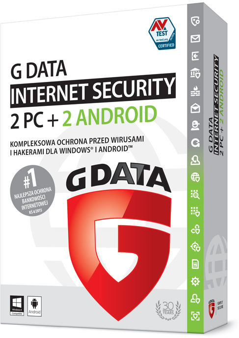GData Internet Security Edycja specjalna 2 PC + 2 Android