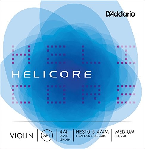 D'Addario he310  5-4/4 m Helicore skrzypce komplet strun wielokrotnie gedrillter rdzenia 4/4 Medium HE310-5 4/4M