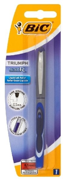 BIC Triumph, pióro kulkowe 0,5, niebieskie