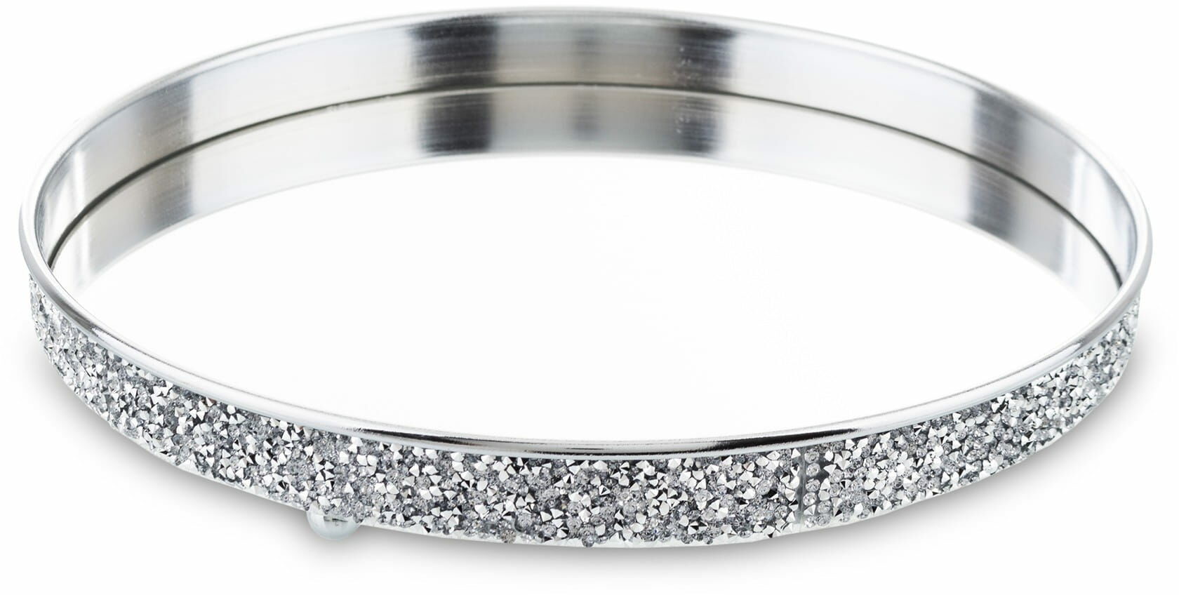 Max-land Taca lustrzana srebrna glamour dekoracyjna 3,5x26cm 145573 145573