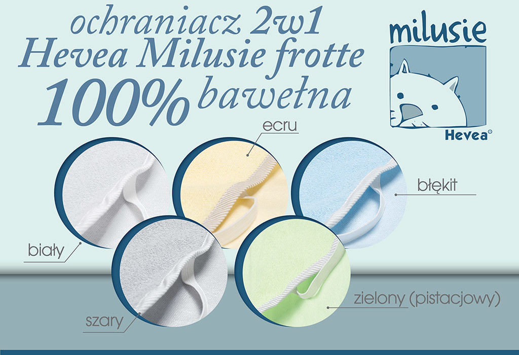 Hevea OCHRANIACZ 2w1 MILUSIE FROTTE 190x90