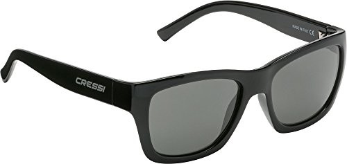 Cressi włoski-okulary przeciwsłoneczne-wysokiej jakości różne modele/kolory Polarized/Anti-Glare z 100% ochronę przed promieniowaniem UV, czarny, UNI XDB100211