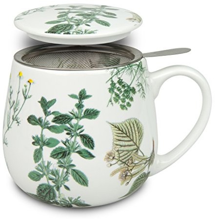 Könitz 1151432135 zestaw do herbaty Tea for One filiżanka, porcelana, wielobarwny, 13.2 x 8.2 x 9.7 cm 1151432135